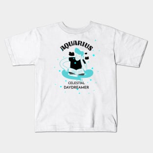 Aquarius - Celestial Daydreamer Kids T-Shirt